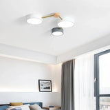 Lámpara de techo diseño nórdico LED geométrica estilo galaxia para salón Morandi