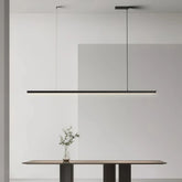 Lámpara colgante lineal LED minimalista para isla de cocina regulable en altura