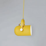 Lámpara colgante moderna orientable en color Morandi para mesita de noche