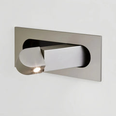 Aplique de lectura LED giratorio metálico para dormitorio