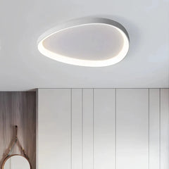 Plafón triangular moderno con LED de luz suave para dormitorio