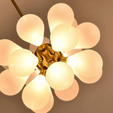 Lámpara colgante Sputnik moderno con 18 luces de vidrio para salón