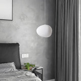 Lámpara colgante nórdica blanca LED de diseño orgánico para comedor
