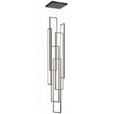 Lampara colgante para escalera rectangular LED moderna