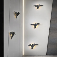Aplique LED Pájaro Origami Moderno para Salón