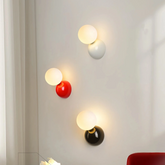 Aplique de pared esfera nórdico LED de acrílico para mesita de noche
