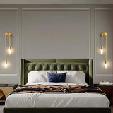 Aplique de pared moderno led regulable de metal para mesita de noche