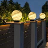 Sobremuro exterior moderno solar de vidrio diseño luna para jardín
