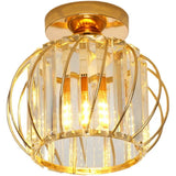 Lámpara de techo para pasillo de cristal moderna LED Ø20 cm