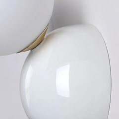 Aplique de pared esfera nórdico LED de acrílico para mesita de noche