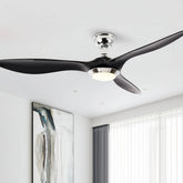 Ventilador de techo 3 aspas con luz LED silencioso 132 cm moderno para salón