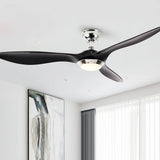 Ventilador de techo 3 aspas con luz LED silencioso 132 cm moderno para salón