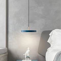 Lámpara colgante redonda moderna LED regulable para comedor