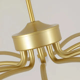 Lámpara de araña moderna Sputnik LED orientable para salón