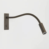 Aplique de pared de lectura LED con brazo flexible para mesita de noche