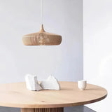Lámpara colgante de madera estilo nórdico regulable en altura para comedor