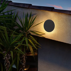 Aplique exterior redondo moderno LED IP65 para porche