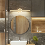 Aplique para baño moderno LED lineal con luz suave IP44