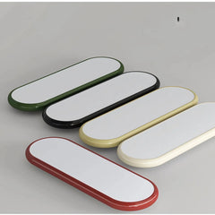 Plafón de techo ovalado LED regulable nórdico para pasillo