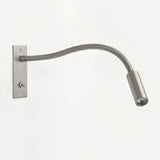 Aplique de pared de lectura LED con brazo flexible para mesita de noche