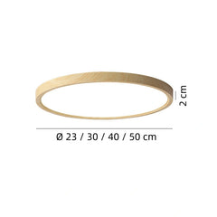 Plafón led redondo regulable estilo nórdico para dormitorio