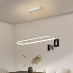 Lámpara Colgante LED Ovalada Moderna de Comedor