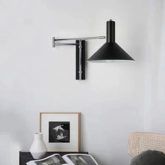 Aplique de pared con brazo articulado LED moderno para lectura