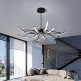 Lámpara de araña moderna Sputnik LED orientable para salón