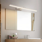 Aplique de espejo de baño LED largo orientable IP44 moderno