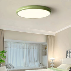 Plafón de techo redondo moderno con LED regulable para dormitorio