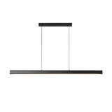 Lámpara lineal colgante minimalista LED regulable en altura para isla de cocina