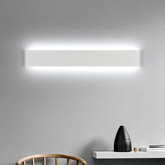Aplique de pared largo moderno LED de metal para salón