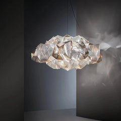 Lámpara colgante nube de diseño LED en acrílico para salón