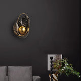 Aplique de pared diseño moderno LED concha efecto mármol para salón