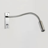 Aplique de pared de lectura LED con brazo flexible para mesita de noche