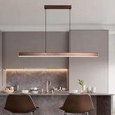 Lámpara Colgante LED Lineal Regulable para Comedor Estilo Moderno
