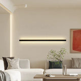Aplique de pared lineal minimalista con LED para salón