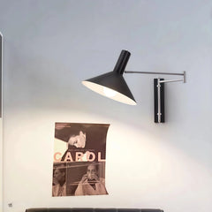 Aplique de pared con brazo articulado LED moderno para lectura