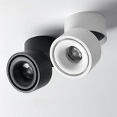 Foco de techo orientable moderno de metal con luz suave para dormitorio