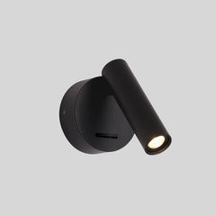 Aplique de pared de lectura moderno LED orientable para mesita de noche