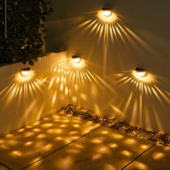 Aplique Pared Exterior Solar LED Moderno para Jardín