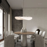 Lampara Colgante Seda LED Estilo Wabi Sabi para Comedor