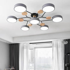 Lámpara De Techo Creativa Macaron Estilo Nórdico Para Salón