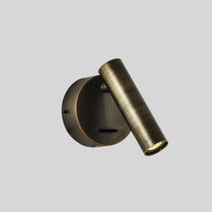 Aplique de pared de lectura moderno LED orientable para mesita de noche
