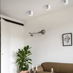 Downlight LED Cilíndrico Metálico Antideslumbrante de Diseño Minimalista