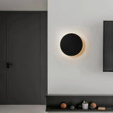 Aplique de pared redondo minimalista LED táctil regulable para salón