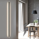 Aplique de pared lineal minimalista con LED para salón
