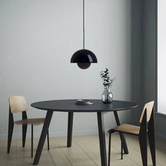 Lámpara Campana Colgante LED Regulable en Altura de Diseño Moderno para Comedor