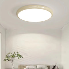 Plafón de techo redondo moderno con LED regulable para dormitorio