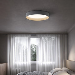 Lámpara de Techo LED Regulable de Estilo Moderno Redonda para Dormitorio